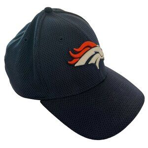 New Era Baseball Hat Cap Unisex M-L Navy Denver Broncos Logo‎ Fitted Hat …